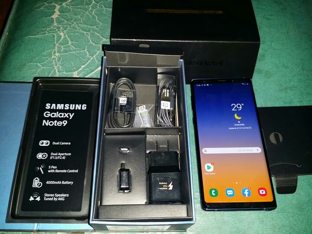 samsung galaxy note 9 ocean blue color ntc mobile android