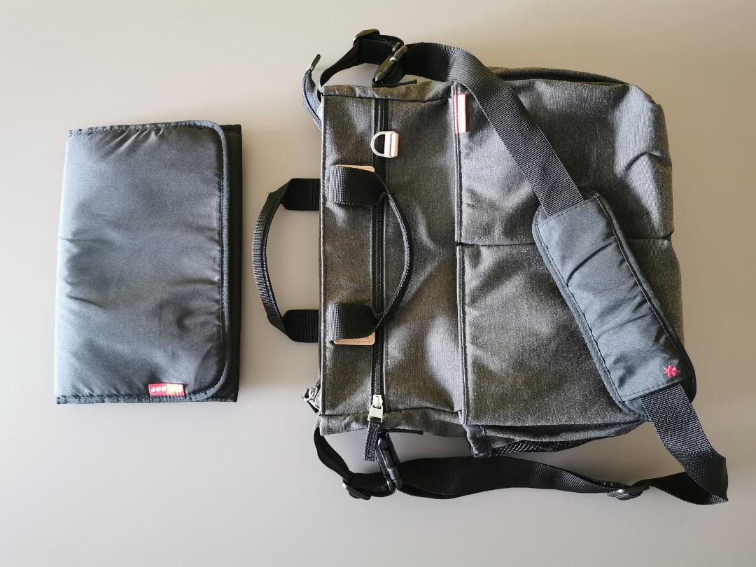 Skip hop duo signature soft slate top