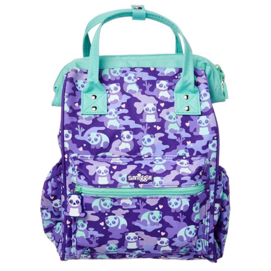 smiggle purple backpack