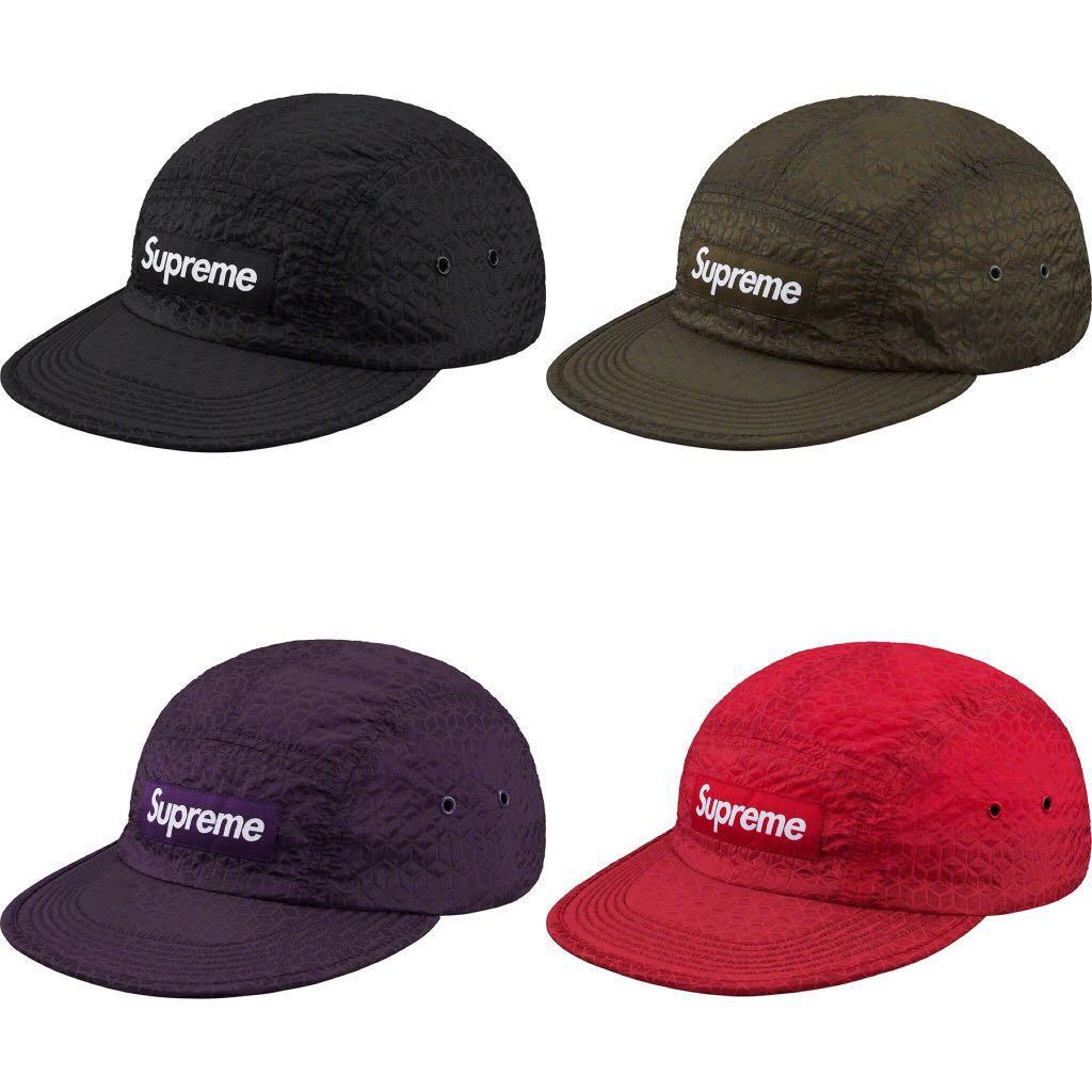 Supreme geometric camp cap outlet