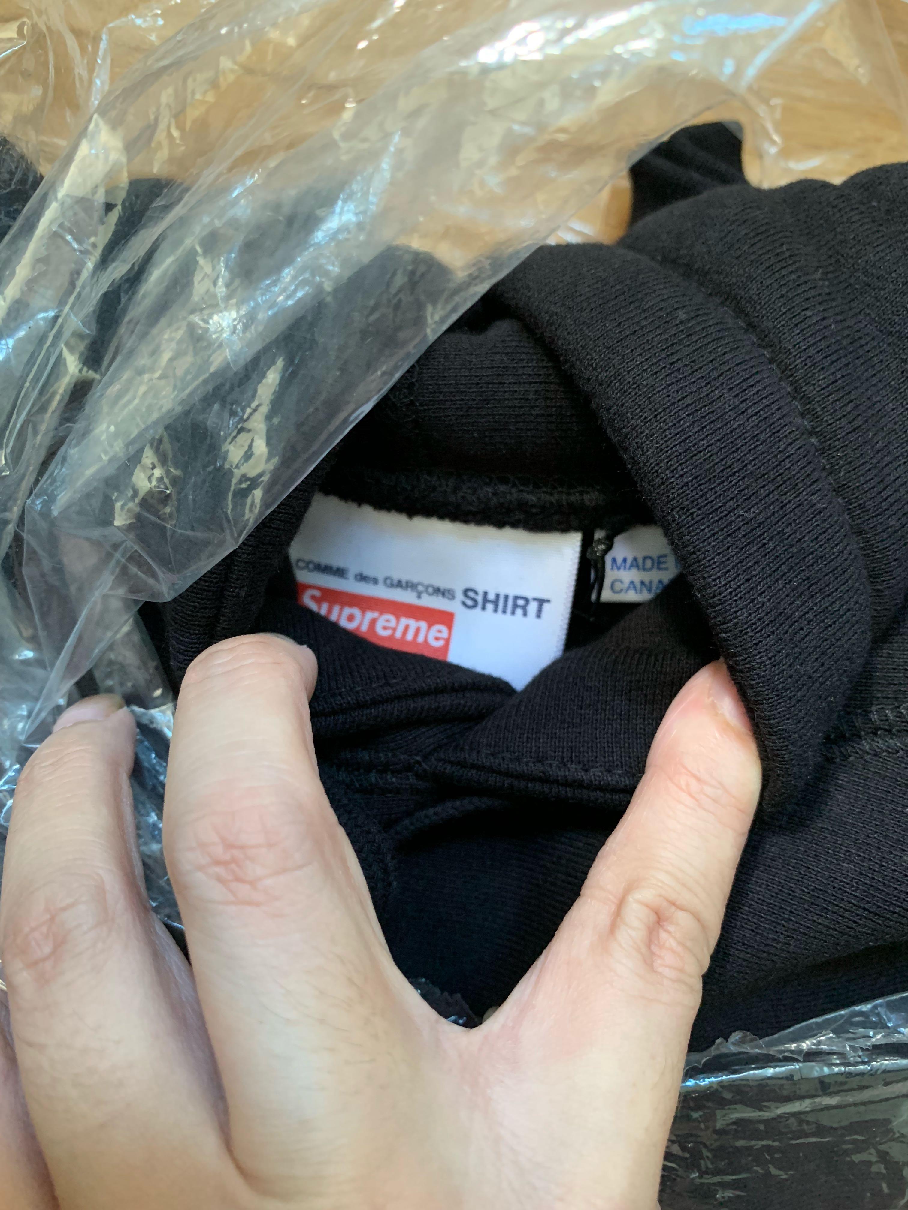Cdg box logo hoodie clearance