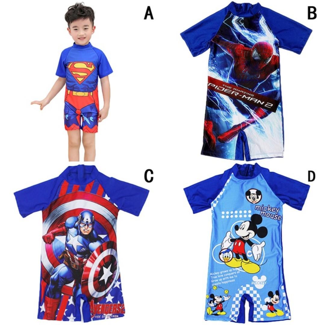 superhero swimsuit boy