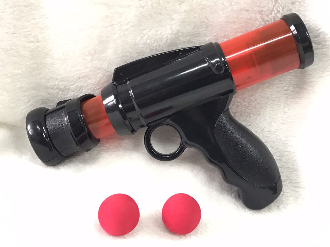 The Great Fun Foam Ball Shooter with Two EVA Soft Foam Balls, Plastic