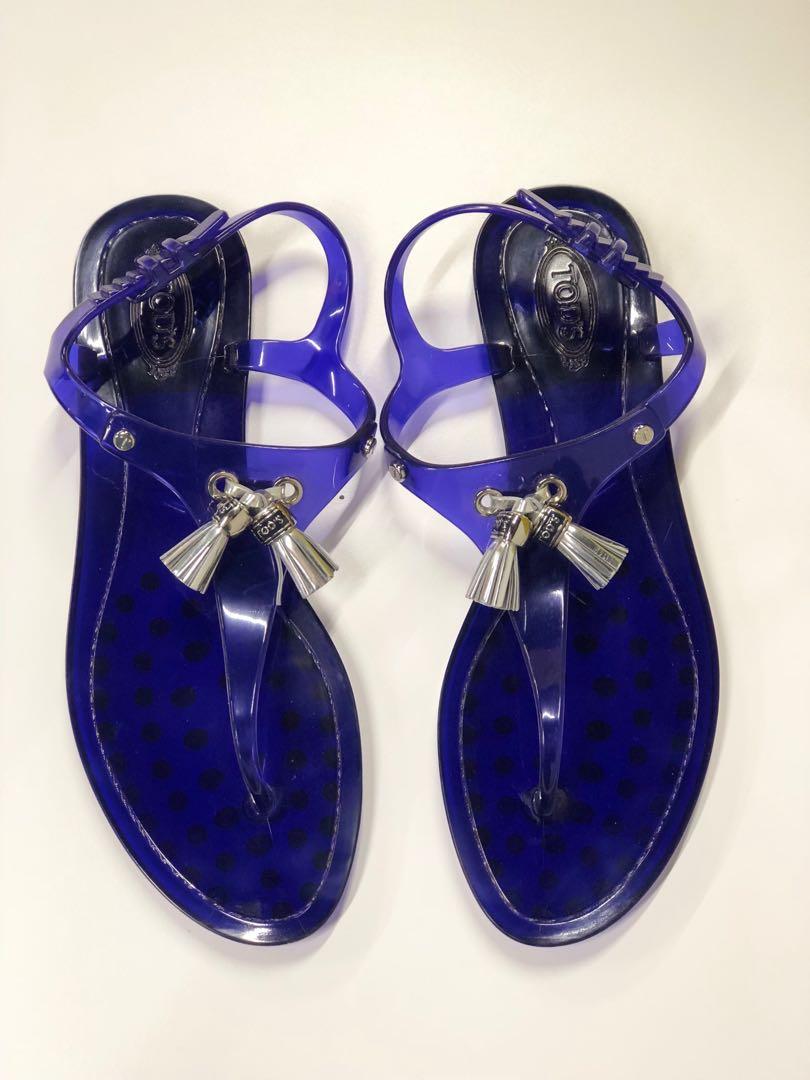 Tod's royal blue sandals, Women's 