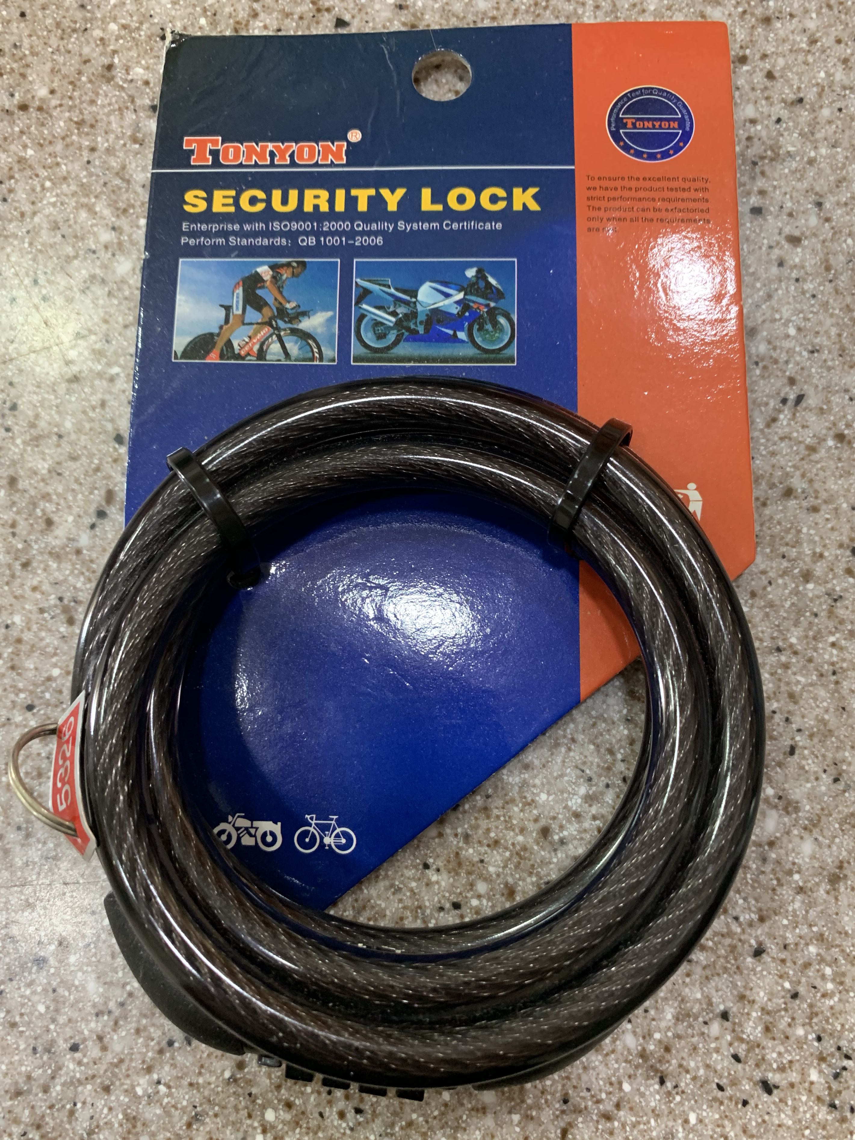 tonyon security cable lock