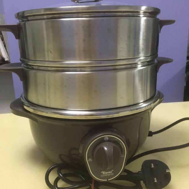 Toyomi Electric Hot Pot / Steamer, Home Appliances on Carousell