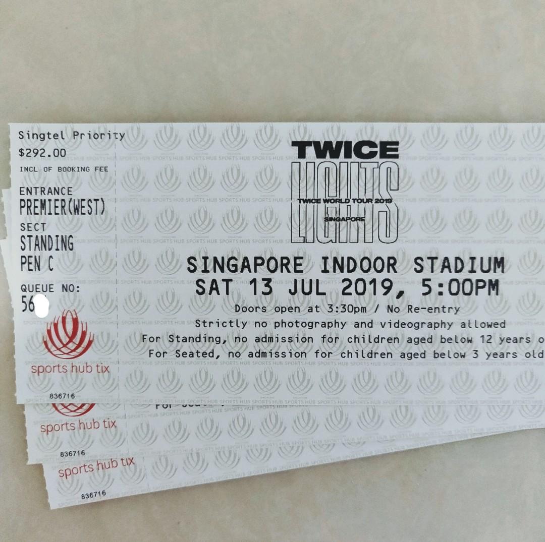 Twicelights 19 Twice Concert Tickets Cat 1 Standing Pen C Hobbies Toys Memorabilia Collectibles K Wave On Carousell