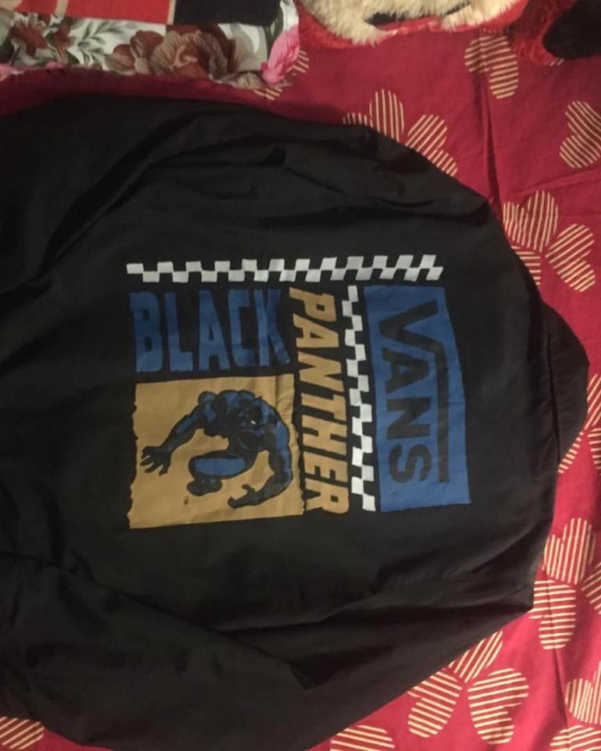 black panther vans jacket