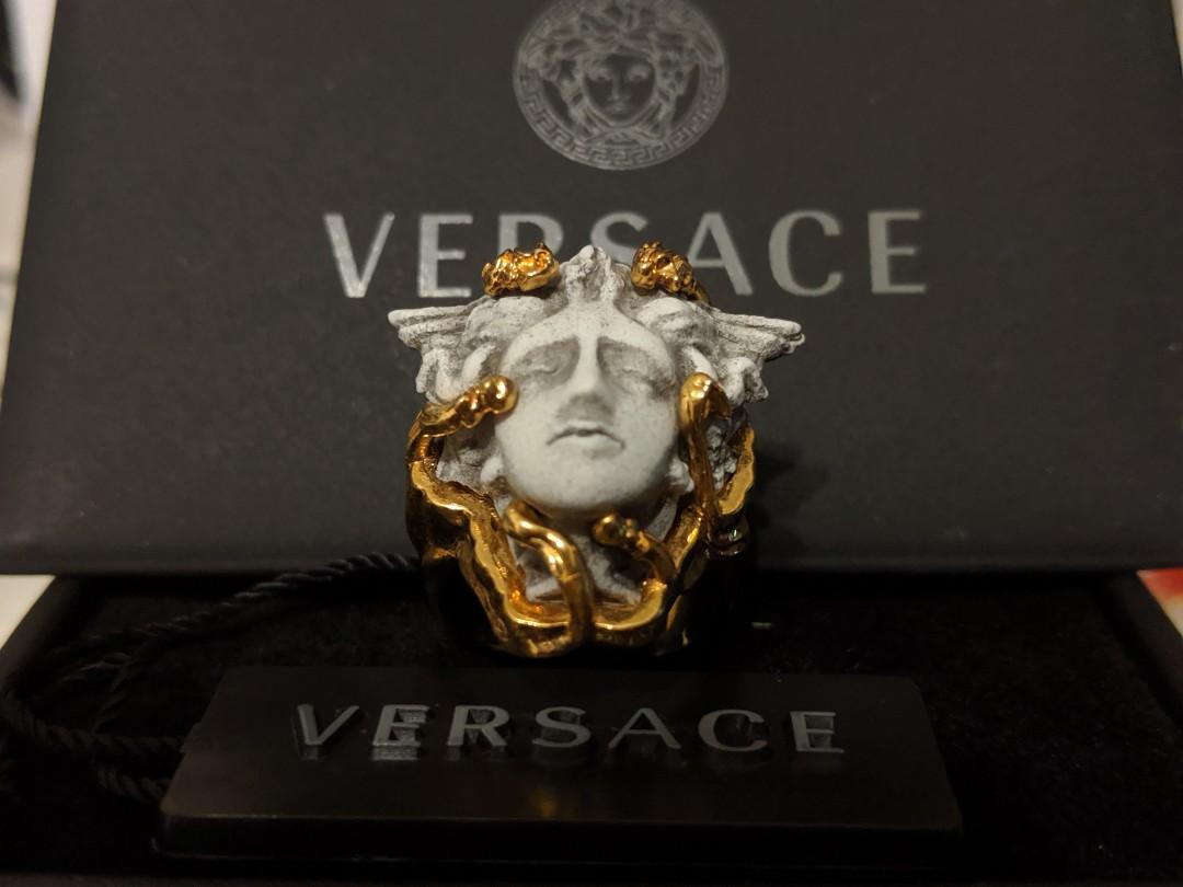 Versace X Anello Metallo Ring Luxury Accessories Others On Carousell