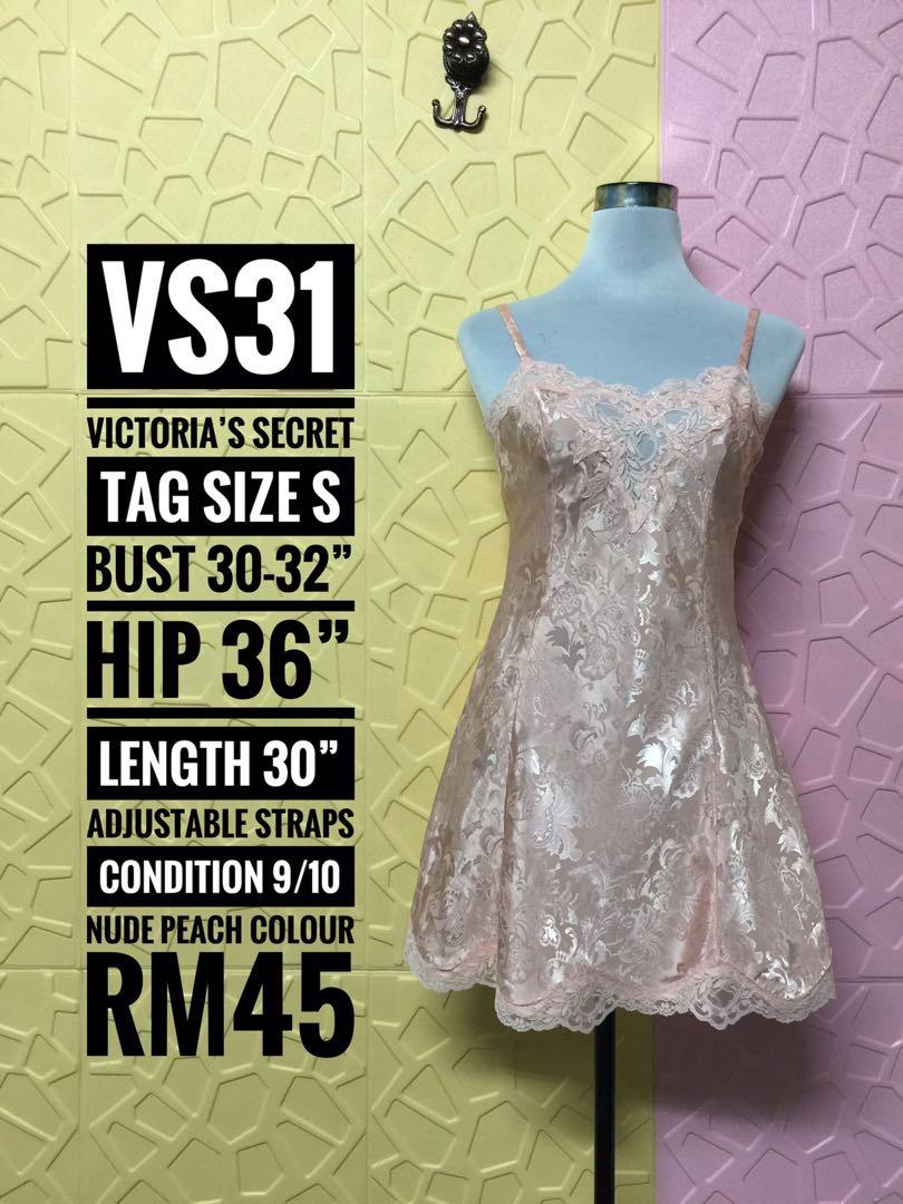 Victoria's Secret Vintage Gold Label Silky Sheer Nude Peach ...