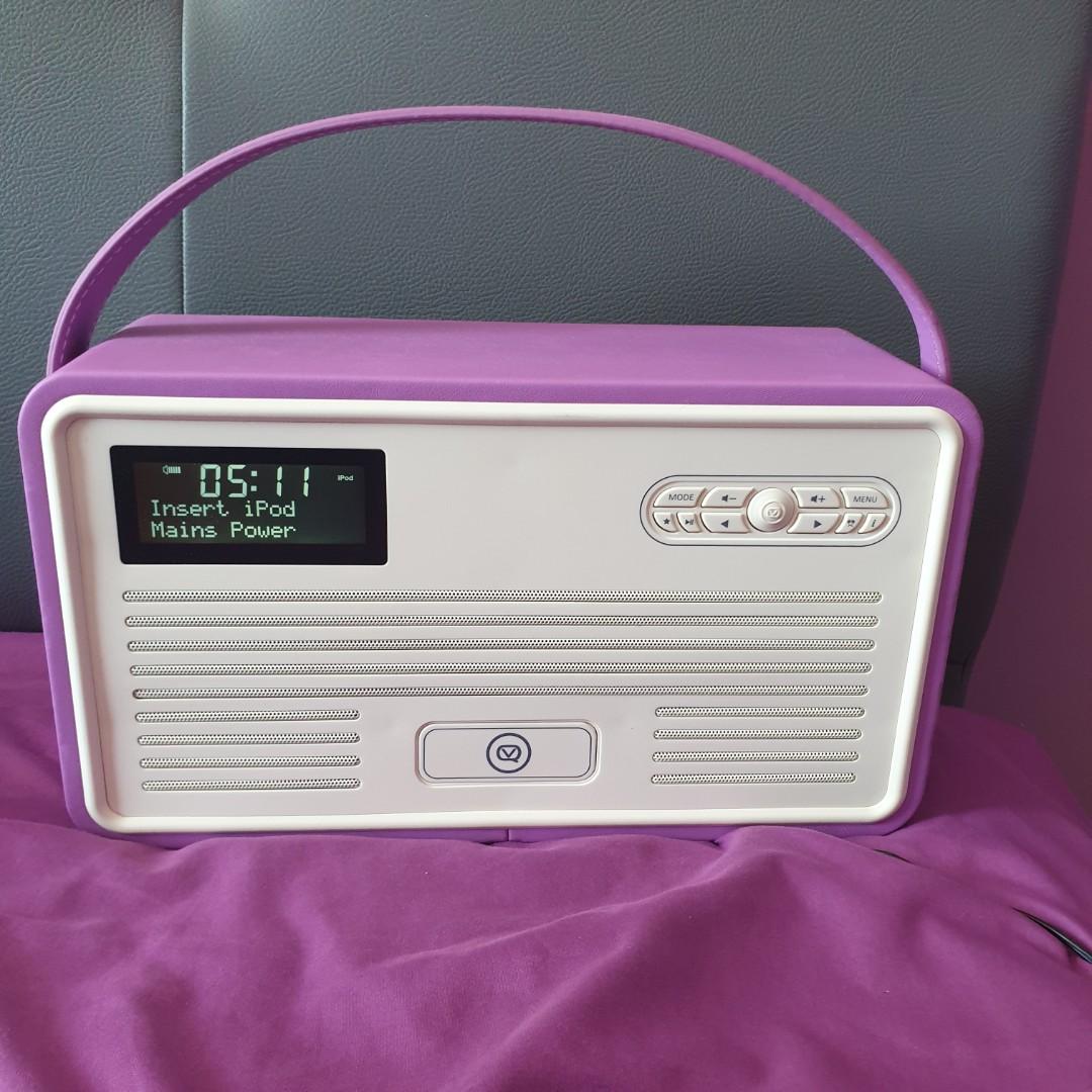 VQ Retro Mk II DAB & DAB+ Digital Radio with FM, Bluetooth, Apple