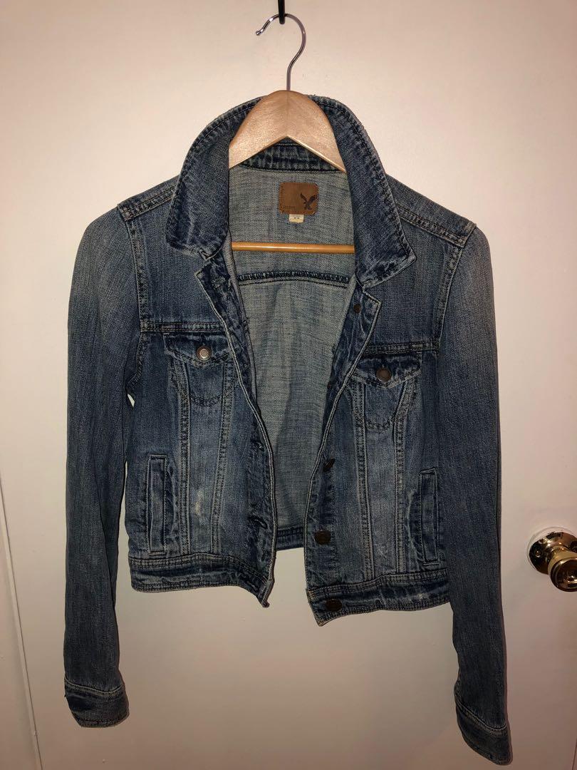 american eagle denim jacket womens