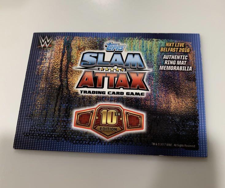 WWE Slam Attax Alexa Bliss Authentic ring mat memorabilia Topps