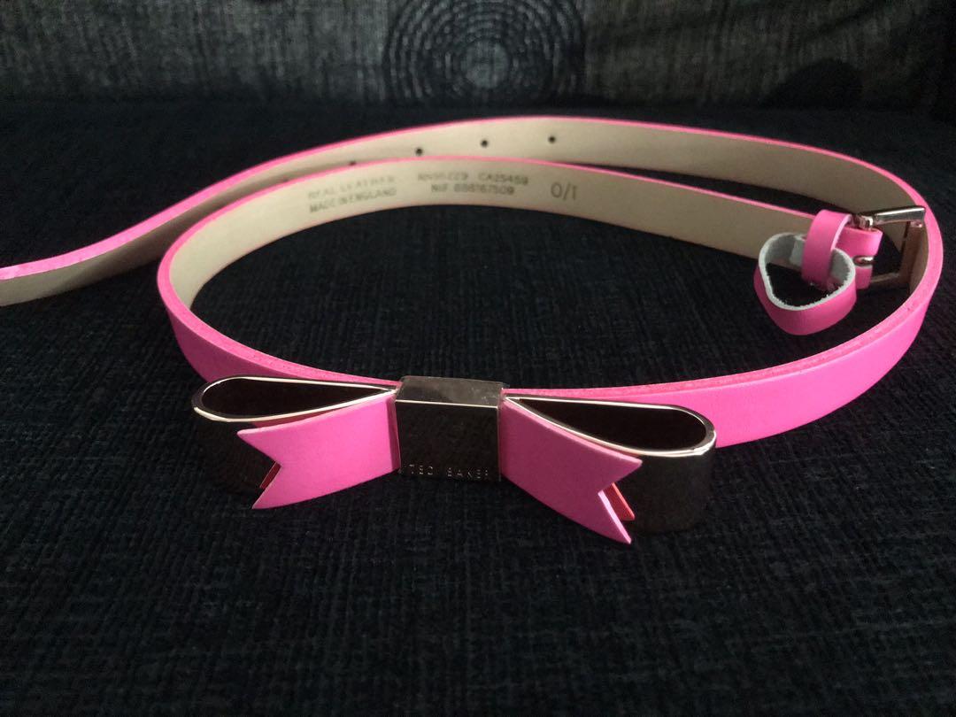 Ted Baker ladies pink belt