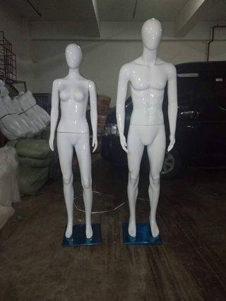 Fiberglass male and female white