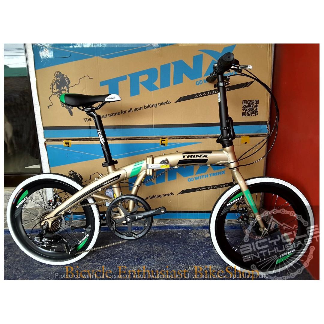 trinx folding bike weight
