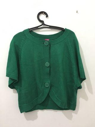 Green Short Sleeve Outerwear SOPHIE MARTIN
