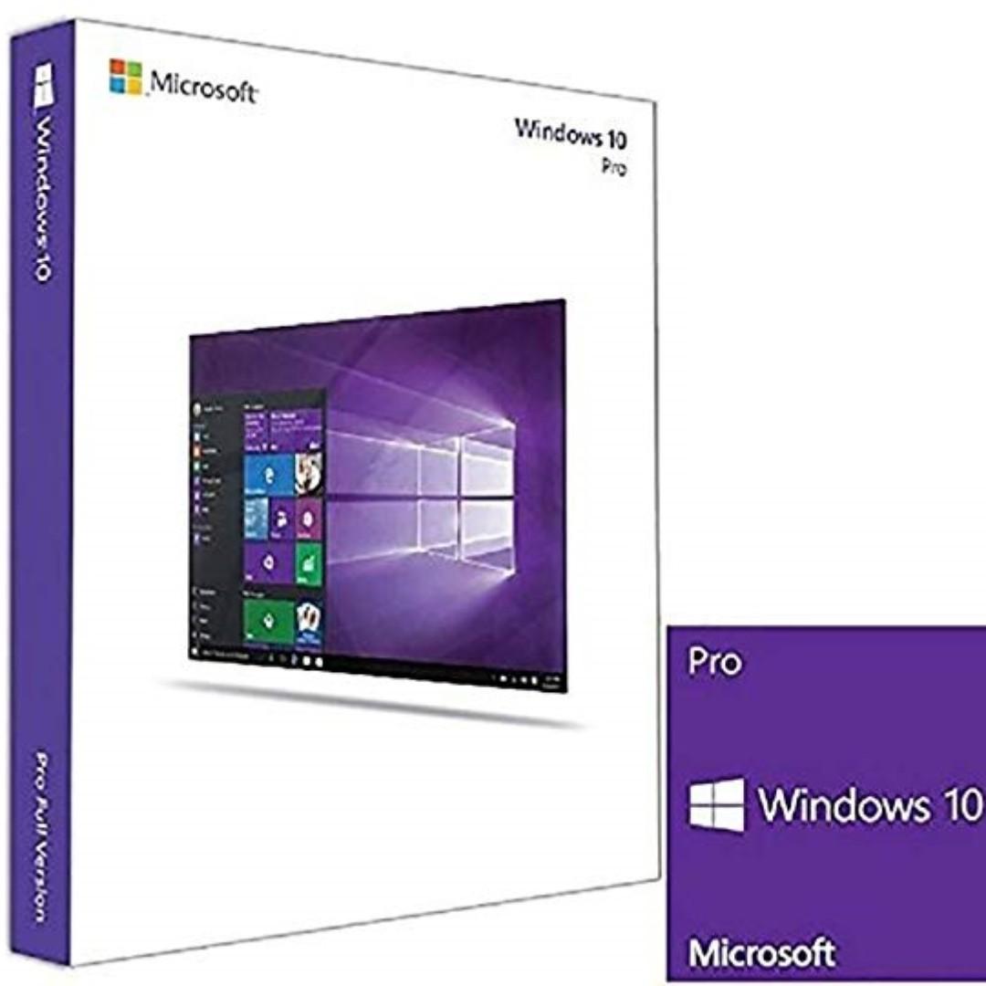 913 Microsoft Windows 10 Pro 64 Bit System Builder Oem Electronics Others On Carousell