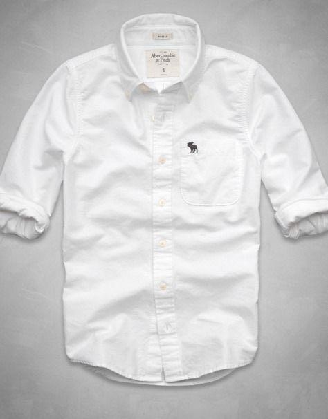 abercrombie white shirt