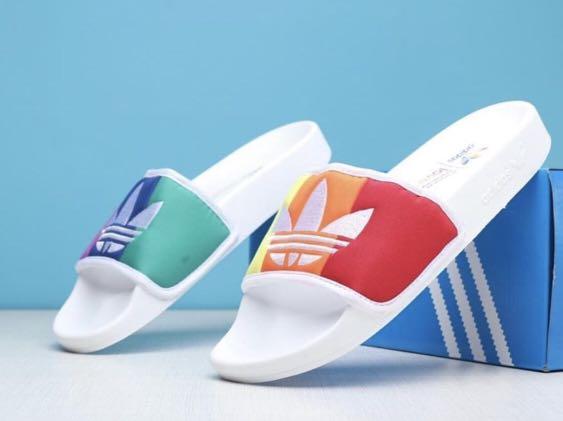 adidas pride sliders