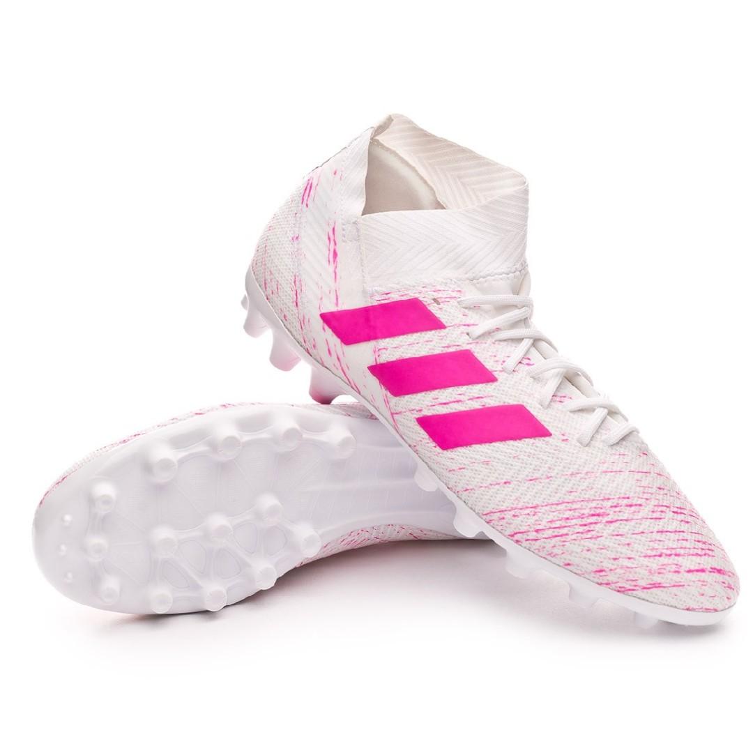 Adidas Nemeziz 18.3 AG Artificial Grass Astroturf Turf Pink White Messi