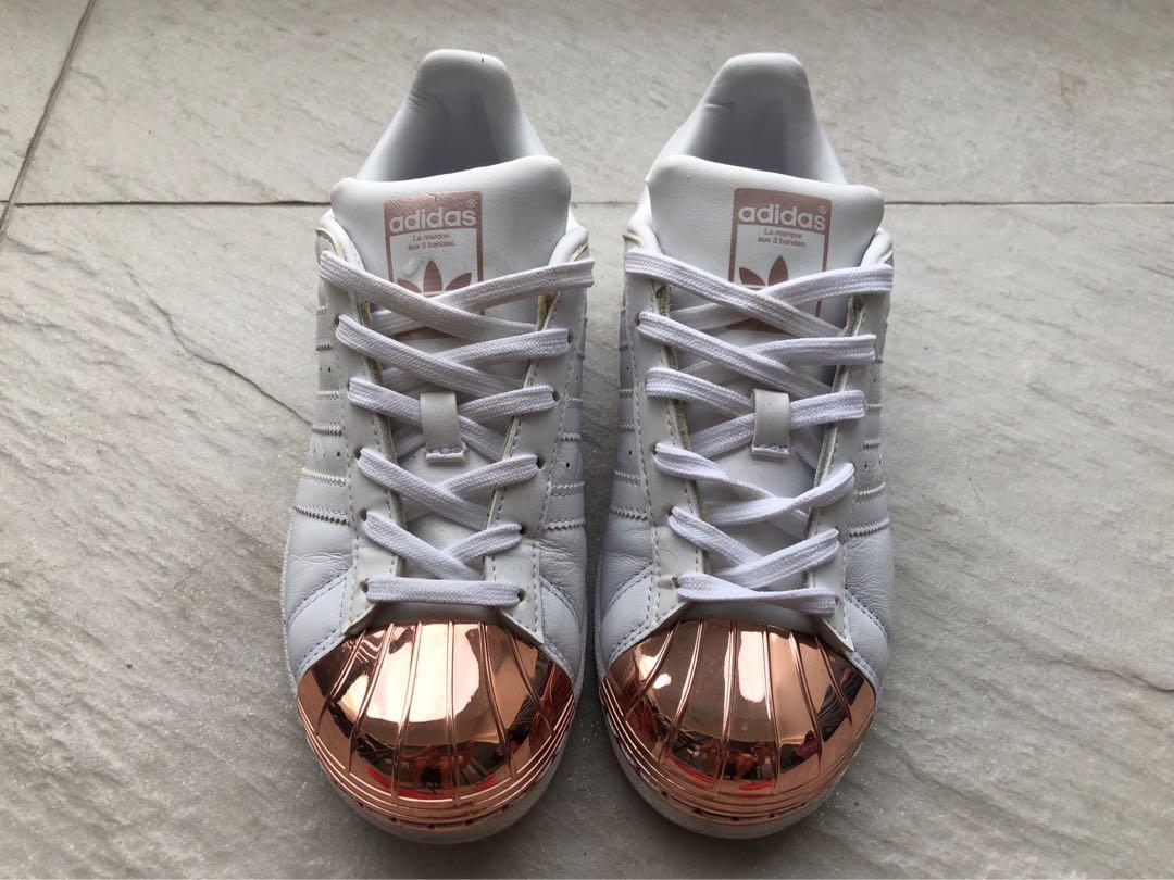 Rose gold adidas superstars australia sale