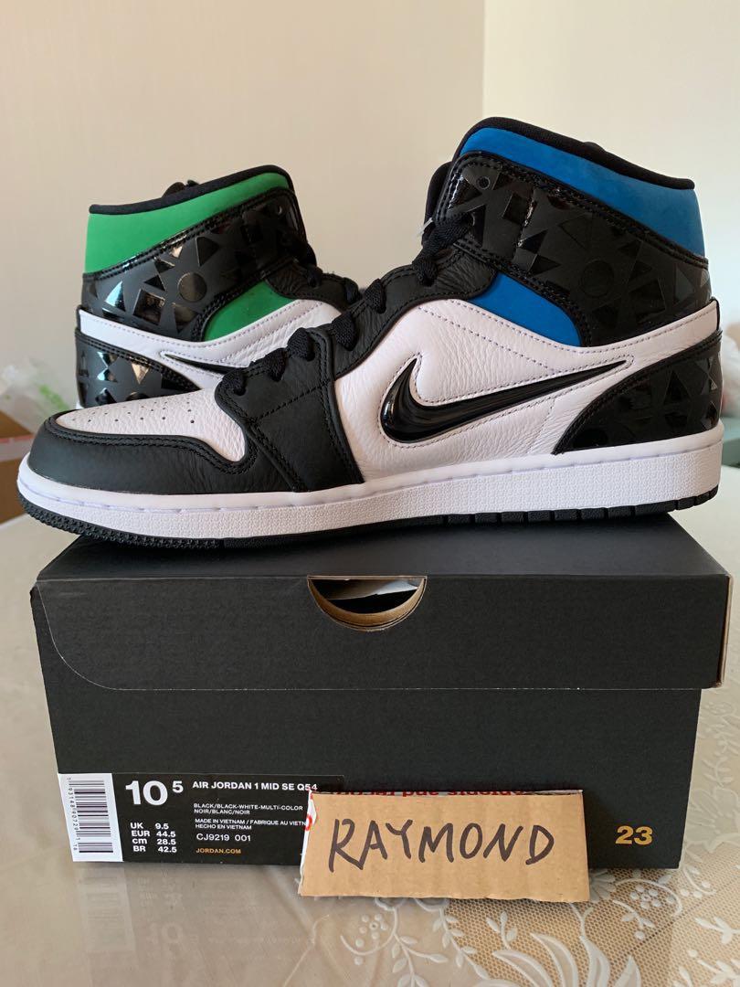 Air Jordan 1 Mid SE Q54, 男裝, 男裝鞋- Carousell