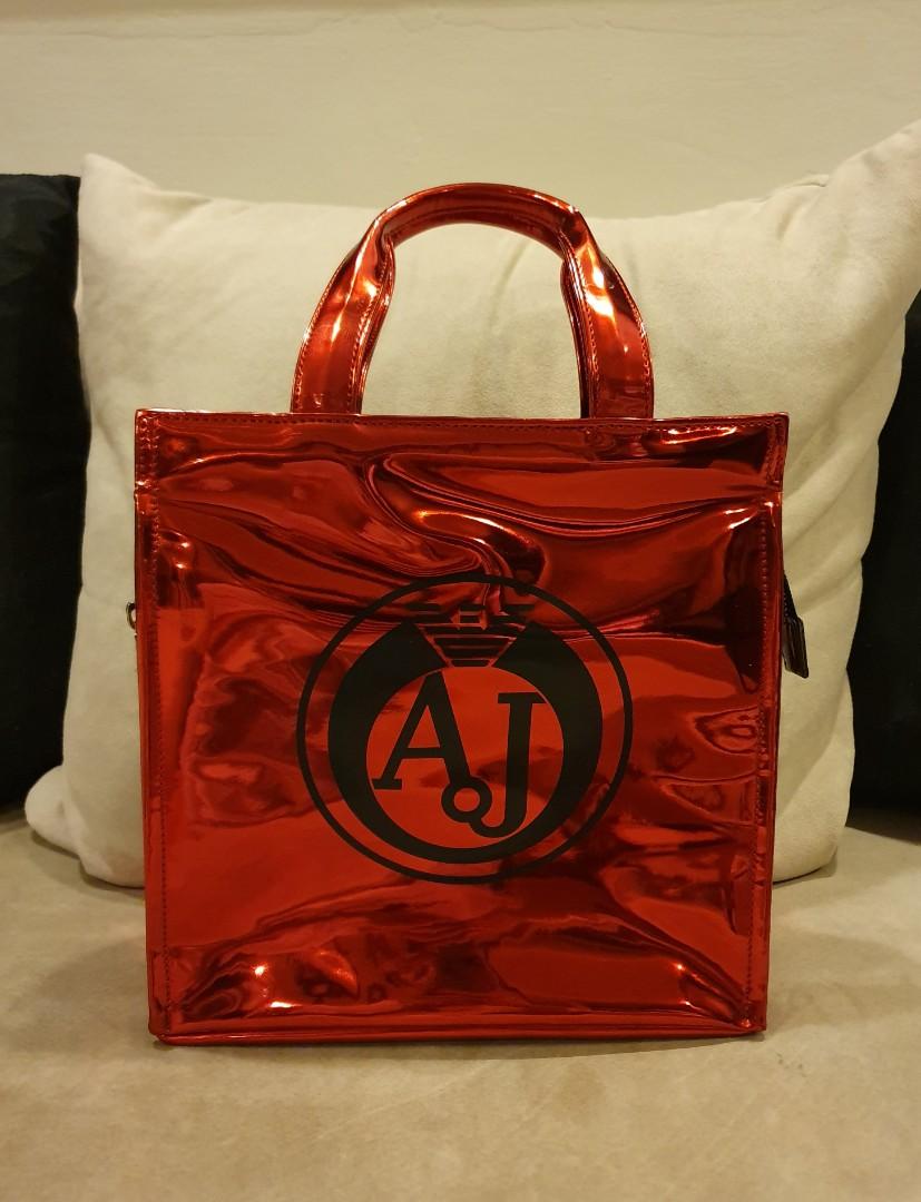 armani bag red