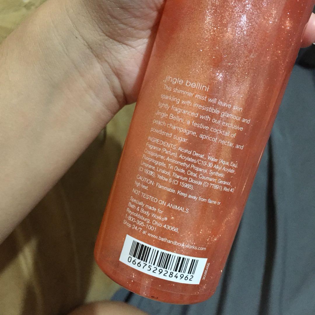 Jingle bellini shimmer discount mist