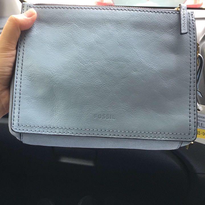 Fossil campbell crossbody horizon blue shop