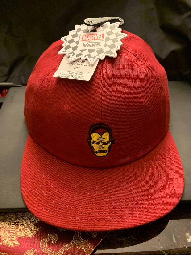 vans cap mens red