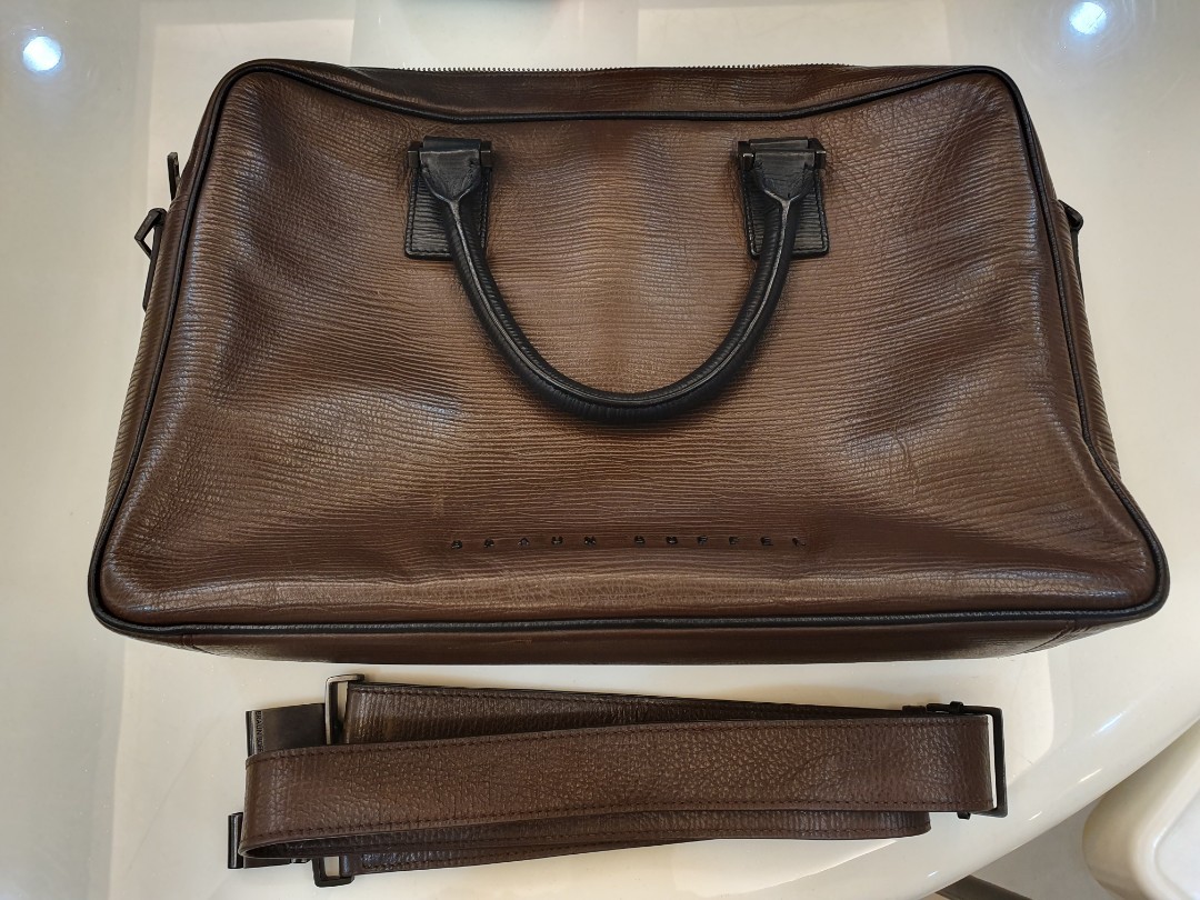 Braun Buffel Laptop Bag, Men's Fashion, Bags, Belt bags, Clutches and ...