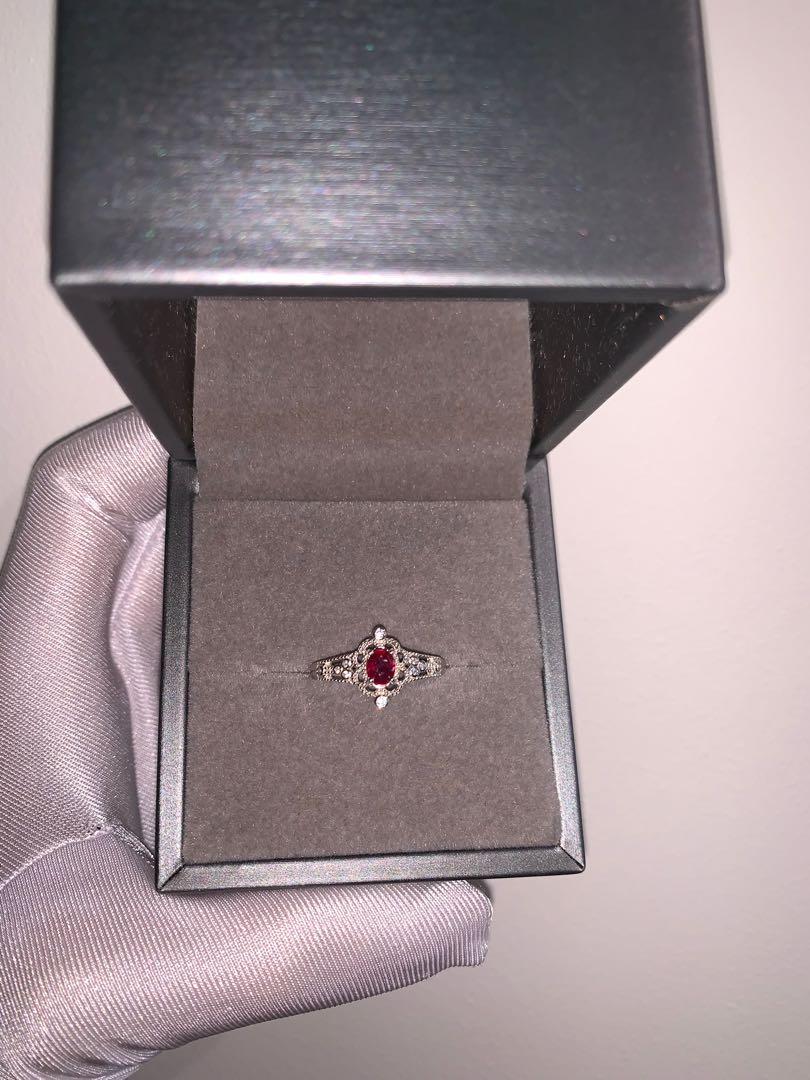 Burma ruby ring (Category: Precious Stones) located in Singapore. Submitted by florencegoh (Listing ID 234102519, Image 1). Description: Burma ruby ring, brand new, with intricate band design. 925 sliver adjustable band Video available upon request .