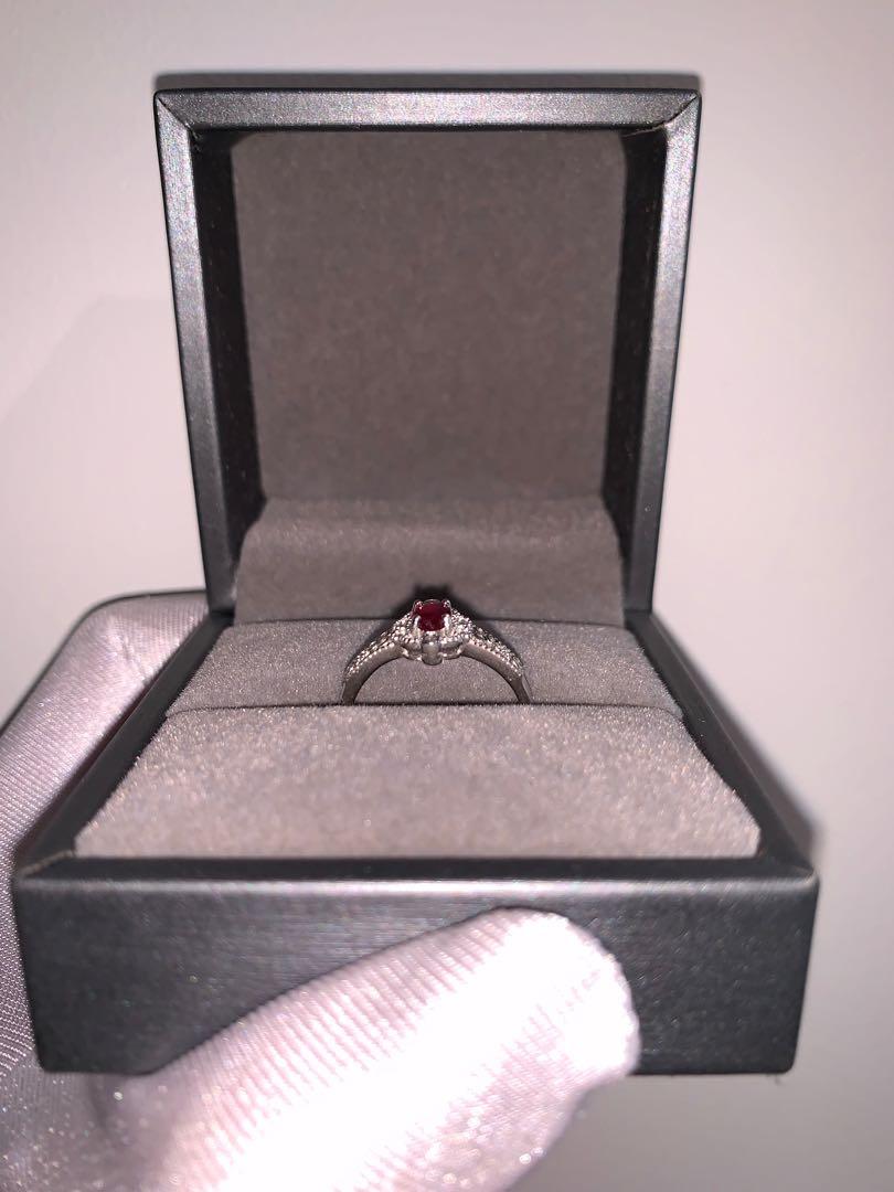 Burma ruby ring (Category: Precious Stones) located in Singapore. Submitted by florencegoh (Listing ID 234102519, Image 3). Description: Burma ruby ring, brand new, with intricate band design. 925 sliver adjustable band Video available upon request .