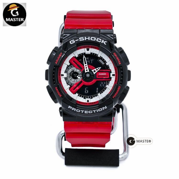 NEW SPIDER MAN theme GSHOCK UNISEX DIVER SPORTS WATCH 100 ORIGINAL AUTHENTIC CASIO G SHOCK GA 110RB 1ADR GA 110RB 1A GA110RB 1A