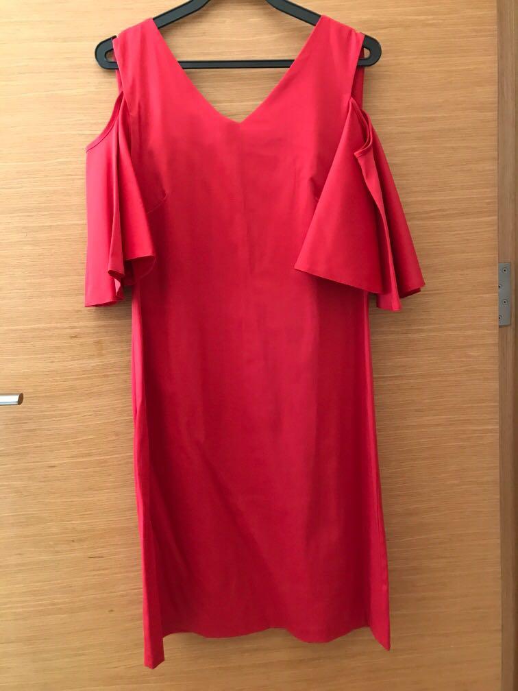 closet london red dress