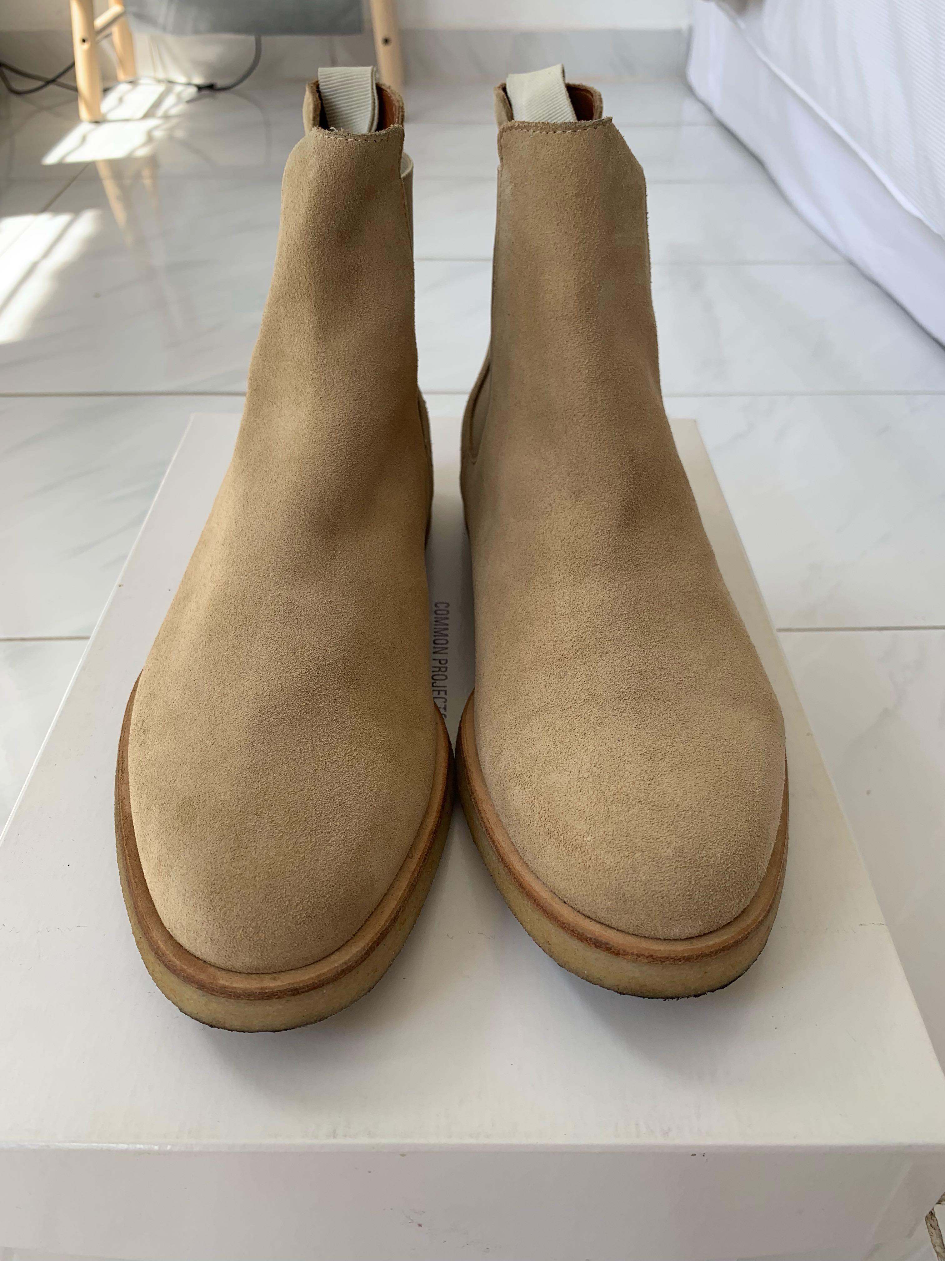 common projects sand chelsea boot