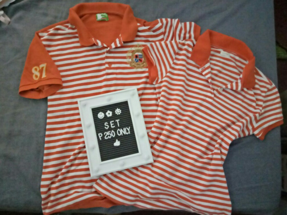 Couple Bench Polo Shirt On Carousell