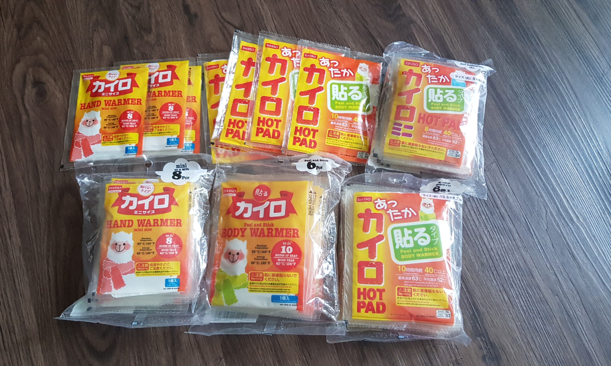 Daiso Heat Packs, Health & Nutrition, Medical Supplies & Tools on Carousell