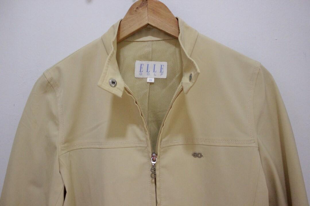 Elle golf cream formal jacket Fesyen Pria Pakaian Baju Luaran