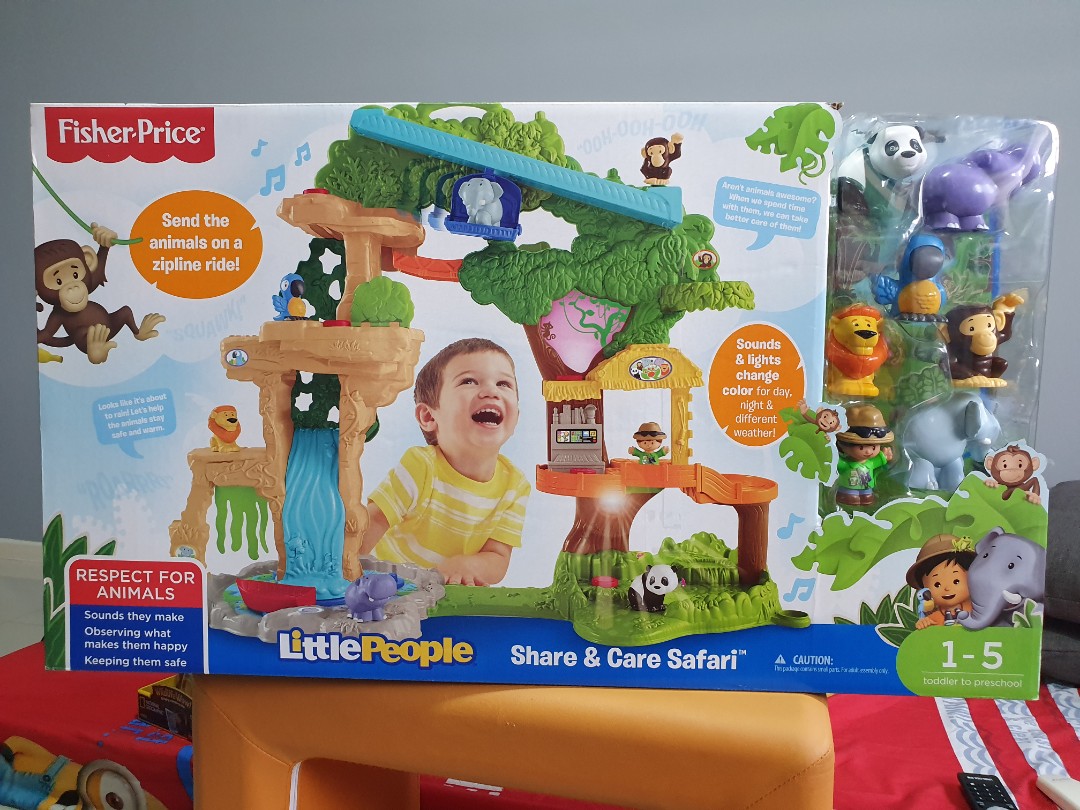Fisher Price Little People Share Care Safari Babies Kids Infant Playtime on Carousell