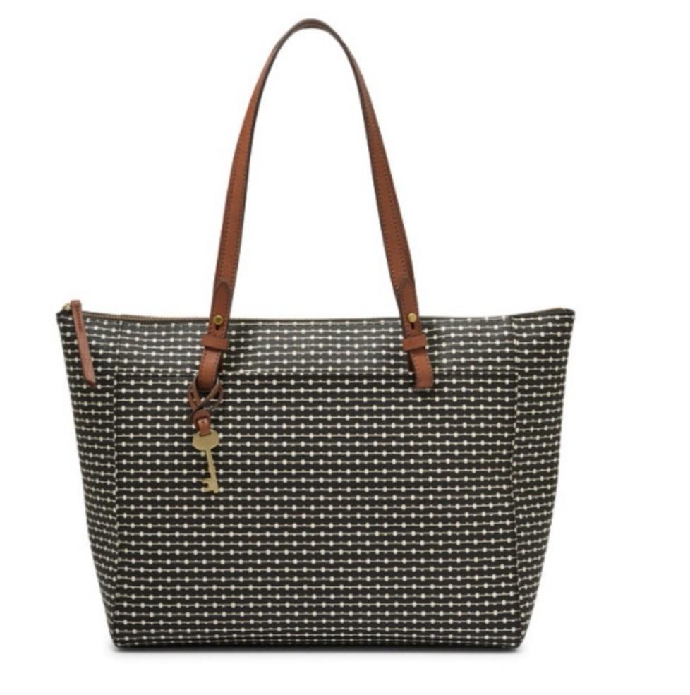 Rachel tote black deals stripe