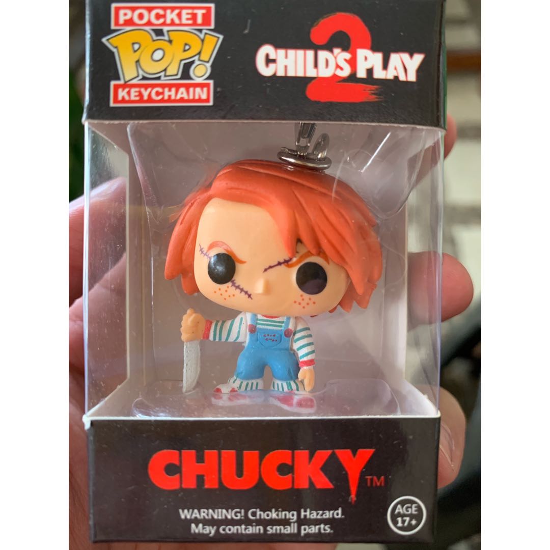 chucky funko pop keychain