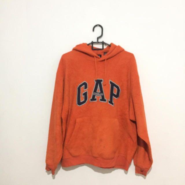 gap orange hoodie