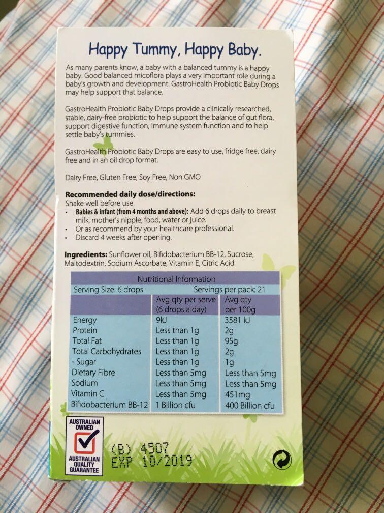 Gastro health probiotic baby drop, Babies & Kids, Nursing & Feeding, Weaning & Toddler Feeding