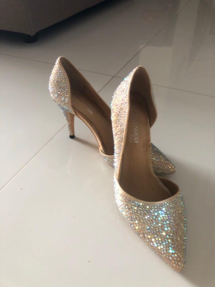 Glitter Heels (3.5inch), Women's 