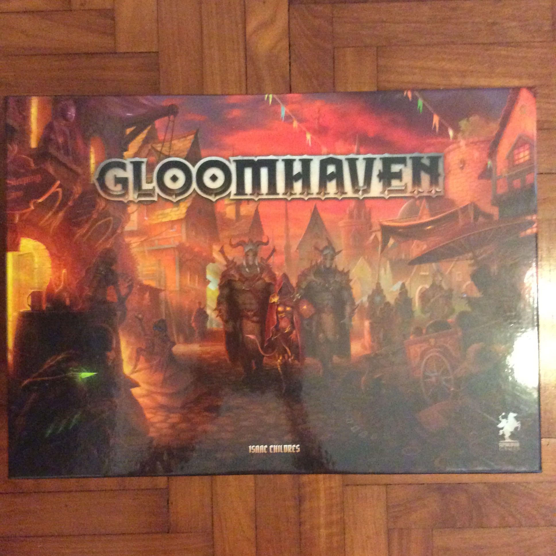 Gloomhaven 4th printing board (dented & slightly torn), Hobbies & Toys, Toys & Games on Carousell