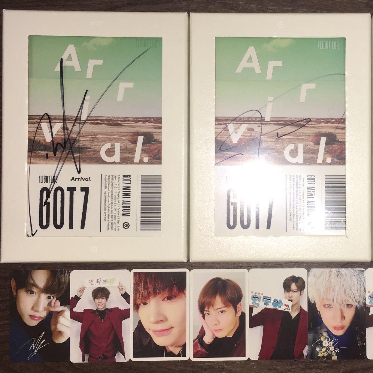 Got7 Mwave Autographed Flight Log Arrival Album Entertainment K Wave On Carousell