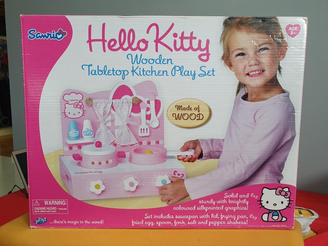 hello kitty wooden kitchen