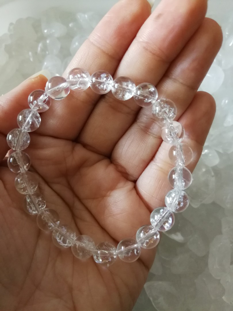 Himalayan clear quartz on sale bracelet